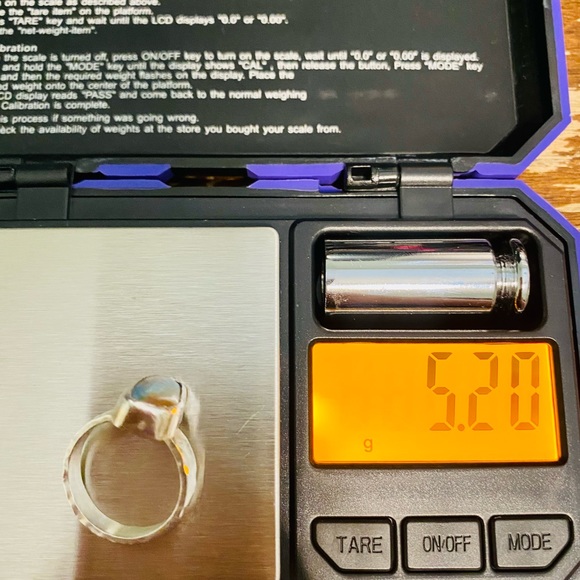 Handcrafted 925 Sterling Silver Australian Pipe Opal Ring - Picture 13 of 13